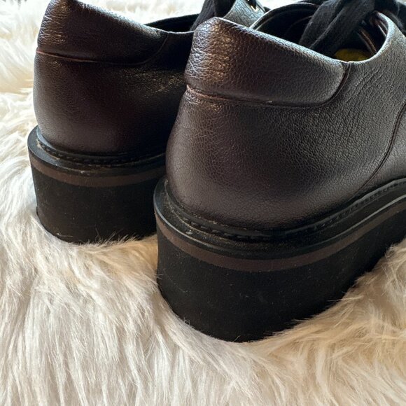 Salvatore Ferragamo Brown Chunky lace-up Oxford Shoes Size 11 - Picture 5 of 10